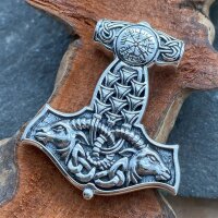 Thors Hammer Schmuck Anhänger "BRAN" aus 925 Sterling Silber