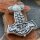 Thors Hammer Schmuck Anhänger "BRAN" aus 925 Sterling Silber