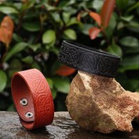 Schwarzfarbendes Armband mit Keltischen Verzierungen aus...