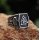 Valknut & Mjölnir Ring – Norse Signet Ring in Stainless Steel