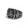 Valknut & Mjölnir Ring – Norse Signet Ring in Stainless Steel