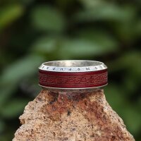 Systir – Light Rune Ring with Norse Inlay