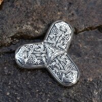 Hrafntangi – Viking Brooch in Stainless Steel with...