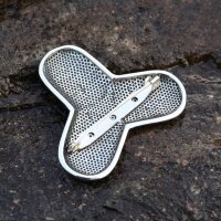 Hrafntangi – Viking Brooch in Stainless Steel with...