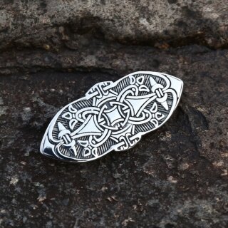 Skarnagl – Viking Stainless Steel Brooch with Knotwork Design