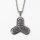 Hrafntangi – Viking Stainless Steel Pendant with Beast Heads & Chain