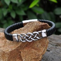 "Nordknoten" Armband aus Kunstleder &...