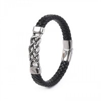 "Nordknoten" Armband aus Kunstleder &...