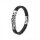 "Nordknoten" Armband aus Kunstleder & Edelstahl | Flechtmuster | 19–25 cm