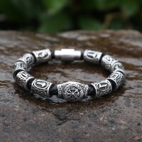 "Runenwacht" Armband aus Kunstleder &...