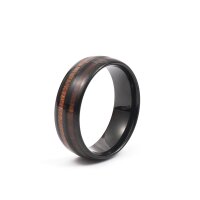 Yggdrasil Ring – Symbol des Weltenbaums aus Wolfram und Holz (8mm)