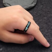 Aurora – Light of the Northern Lands (Tungsten Ring 6mm)