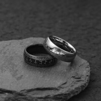 Runic Path – Voice of the Ancestors (Silver Tungsten Ring)