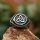 Triquetra – Der Knoten des Lebens (Edelstahlring)