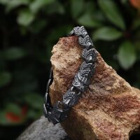 Ouroboros – Die ewige Schlange (Silber-Schwarz)...