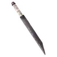 Wikinger-Langsax, Knochengriff mit nordischen Raben Hugin und Munin