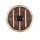 Viking Round Shield “VEGVÍSIR” in Wood – with Wayfinder Symbol and Rawhide Rim