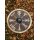 Viking Round Shield “VEGVÍSIR” in Wood – with Wayfinder Symbol and Rawhide Rim