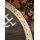 Viking Round Shield “VEGVÍSIR” in Wood – with Wayfinder Symbol and Rawhide Rim
