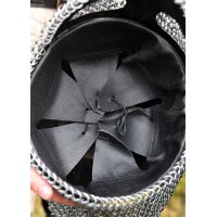 Vendelhelm mit Kettenbrünne – Wikinger Brillenhelm aus 1,2 mm Stahl