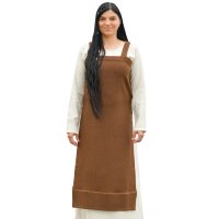 Wikinger Schürzenkleid Annik, Diamantköper, braun