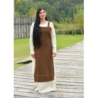 Viking Apron Dress Annik, Diamond Twill, Brown