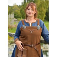 Wikinger Schürzenkleid Annik, Diamantköper, braun