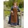 Wikinger Wollkleid Lykka, blau-braun