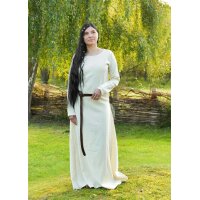 Schlichtes Wikinger Kleid Celeste, Wolle, natur