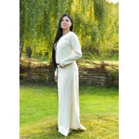 Schlichtes Wikinger Kleid Celeste, Wolle, natur