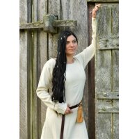 Schlichtes Wikinger Kleid Celeste, Wolle, natur