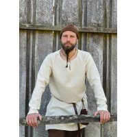Simple Viking Tunic Bjane, Wool, Natural