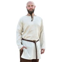 Simple Viking Tunic Bjane, Wool, Natural