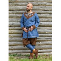 Wikinger Wollwadenwickel Ando, Beinwickel, blau