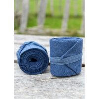 Wikinger Wollwadenwickel Ando, Beinwickel, blau