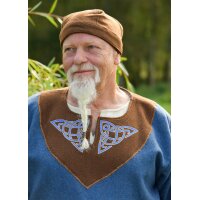 Wikinger Kappe Leif, Wolle, braun