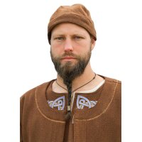 Viking Cap Leif, Wool, Brown
