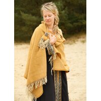 Herringbone Rectangular Wool Cloak, Various Colors