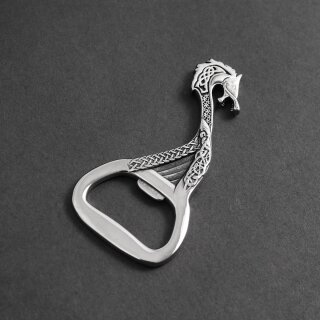 Viking Bottle Opener Dragon Head, Stainless Steel