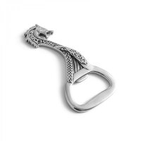 Viking Bottle Opener Dragon Head, Stainless Steel