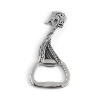 Viking Bottle Opener Dragon Head, Stainless Steel