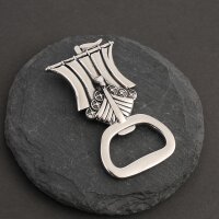 Viking Bottle Opener Longship, Stainless Steel