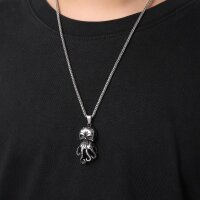 Nordische Kraken Halskette – Edelstahl Anhänger mit Kette