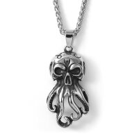 Nordische Kraken Halskette – Edelstahl Anhänger mit Kette