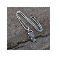 Wolf Halskette „Sköll“ – Nordischer Wolf Anhänger mit Kette