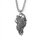 Wolf Halskette „Sköll“ – Nordischer Wolf Anhänger mit Kette