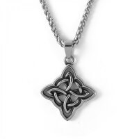 Norse Knot Necklace “Yrsa” – Viking Knot Pendant with Chain