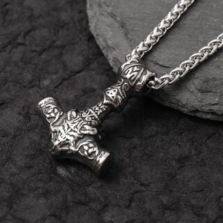 Thor’s Hammer Necklace “Halfdan” – Mjölnir Viking Pendant with Chain
