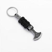 Viking Axe Keychain “Brynja” – Norse Battle Axe Paracord