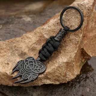 Viking Bear Claw Keychain “Arvid” – Norse Bear Claw Paracord